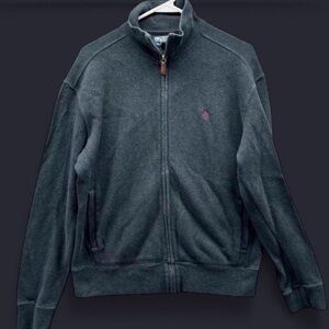 Men's Dark Gray POLO Sweater